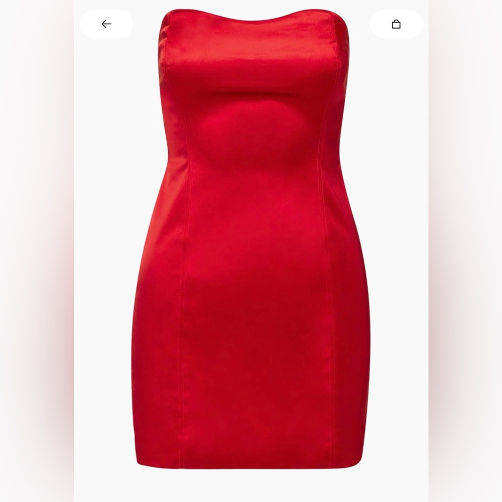 Aritzia Revenge Satin Dress
